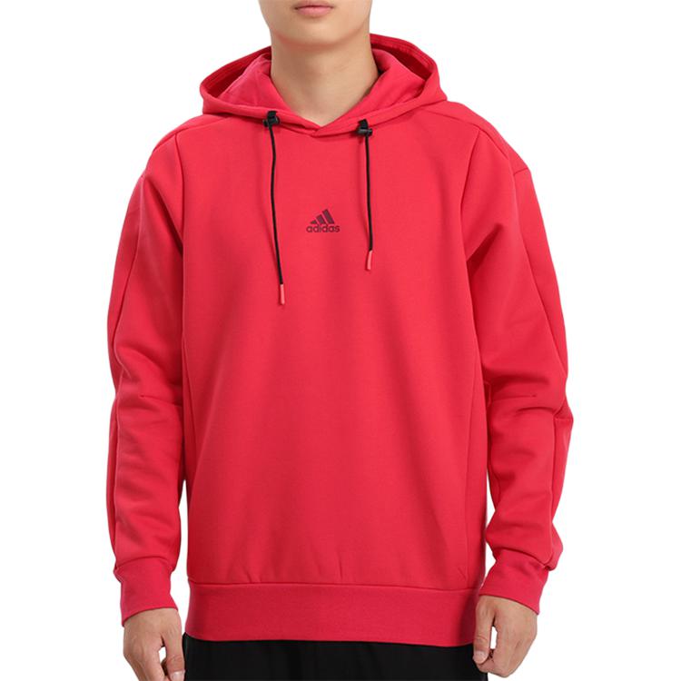 Adidas Sweatshirts Men's Pink Hooded Moderate Regular GF4020