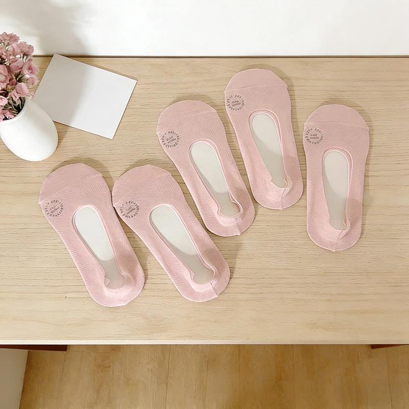 

Женские сетчатые носки-невидимки с силиконовой противоскользящей полоской, с хлопковой подошвой, для весны/лета. One Size (35-40)