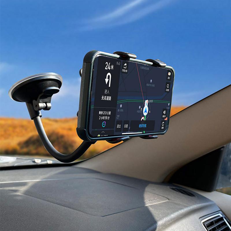 Universal Car Phone Holder Sucked Type 360° Rotatable Windshield Mount Stand GPS Phone Bracket Auto Interior Decor Accessories