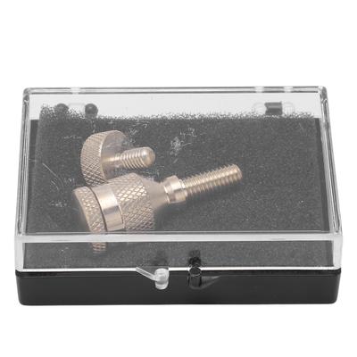 Tornillo de cuello de saxofón, tornillos de saxofón de metal de 4 mm y 5 mm, accesorio para instrumento de clarinete alto soprano.