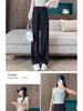 Women's Summer Ice Silk Tencel Pants: 2025 New Casual Style, Wide and Narrow Leg Options
