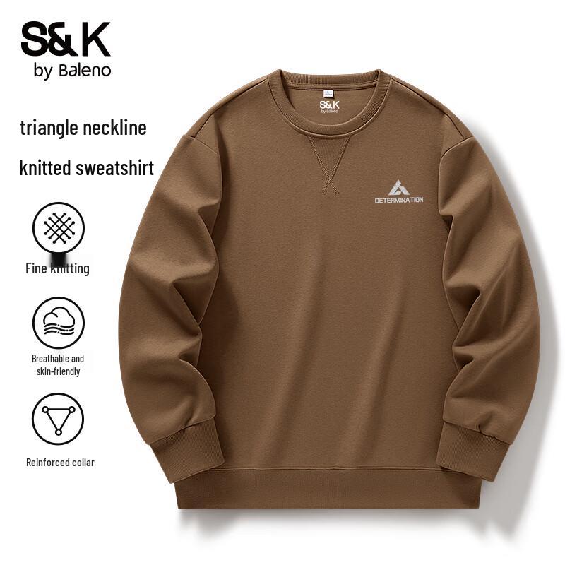 Baleno Men's S&K Series Loose Fit Round Neck Sweatshirt