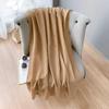 Cotton And Linen Scarf Women'S Literary And Artistic Long Solid Color Shawl Thin Versatile Neck Protection Silk Scarf Air Conditioner Outside The Room