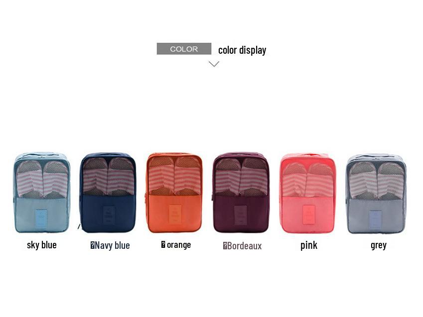 Portable Multifunctional Shoe & Bag Organizer – Travel Shoe Storage Handbag