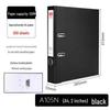 Qixin Fast 2-3 Inch Black/Blue 2-Hole Labor File Storage Folder