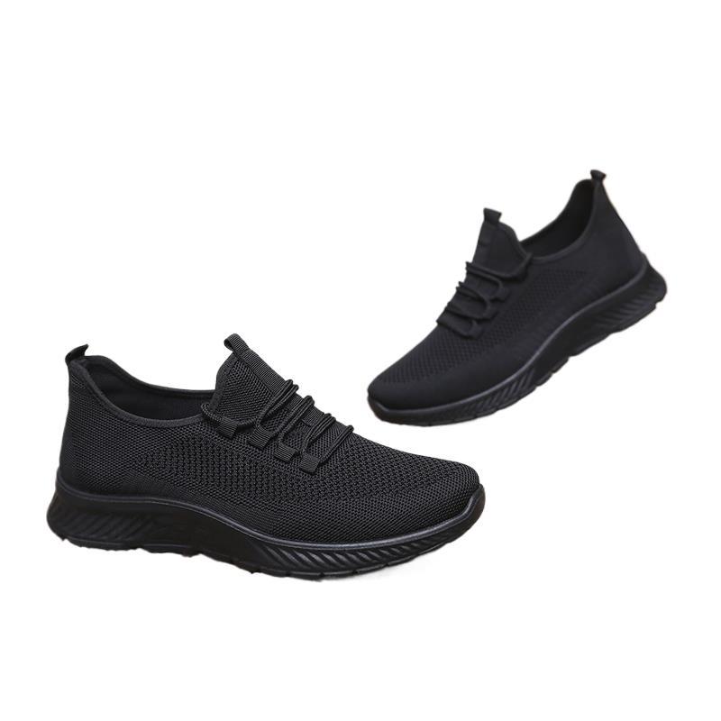 48 large size work dad shoes work men's shoes soft sole old Beijing cloth shoes black men's sneakers 46 non-slip 4749
