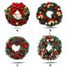 Front Door Garland Christmas PVC Hanging Garland Window Wall Decoration Home Office Hotel Holiday Ornament