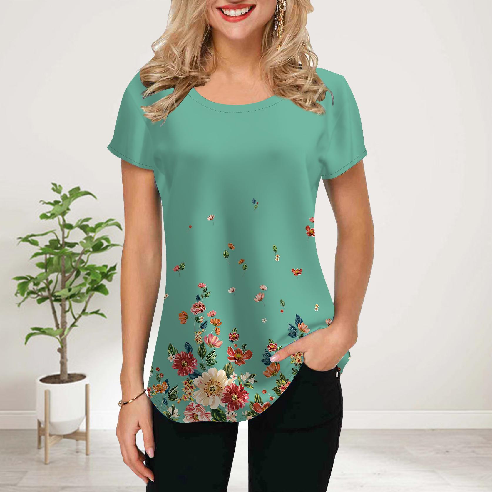 

Женская летняя футболка с белым принтом в виде бабочки и цветка, футболки с коротким рукавом, повседневные топы с принтом 8XL