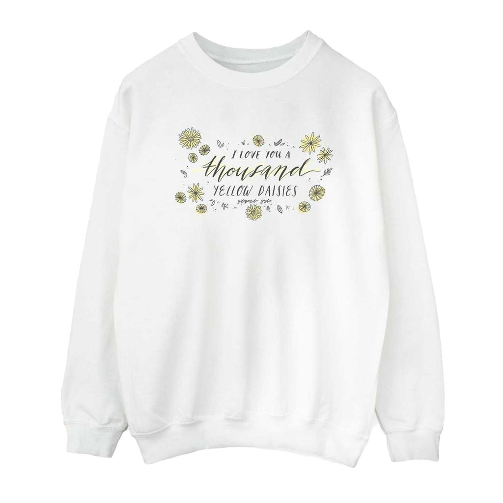 Gilmore Girls Womens/Ladies I Love You A Thousand Yellow Daisies Sweatshirt