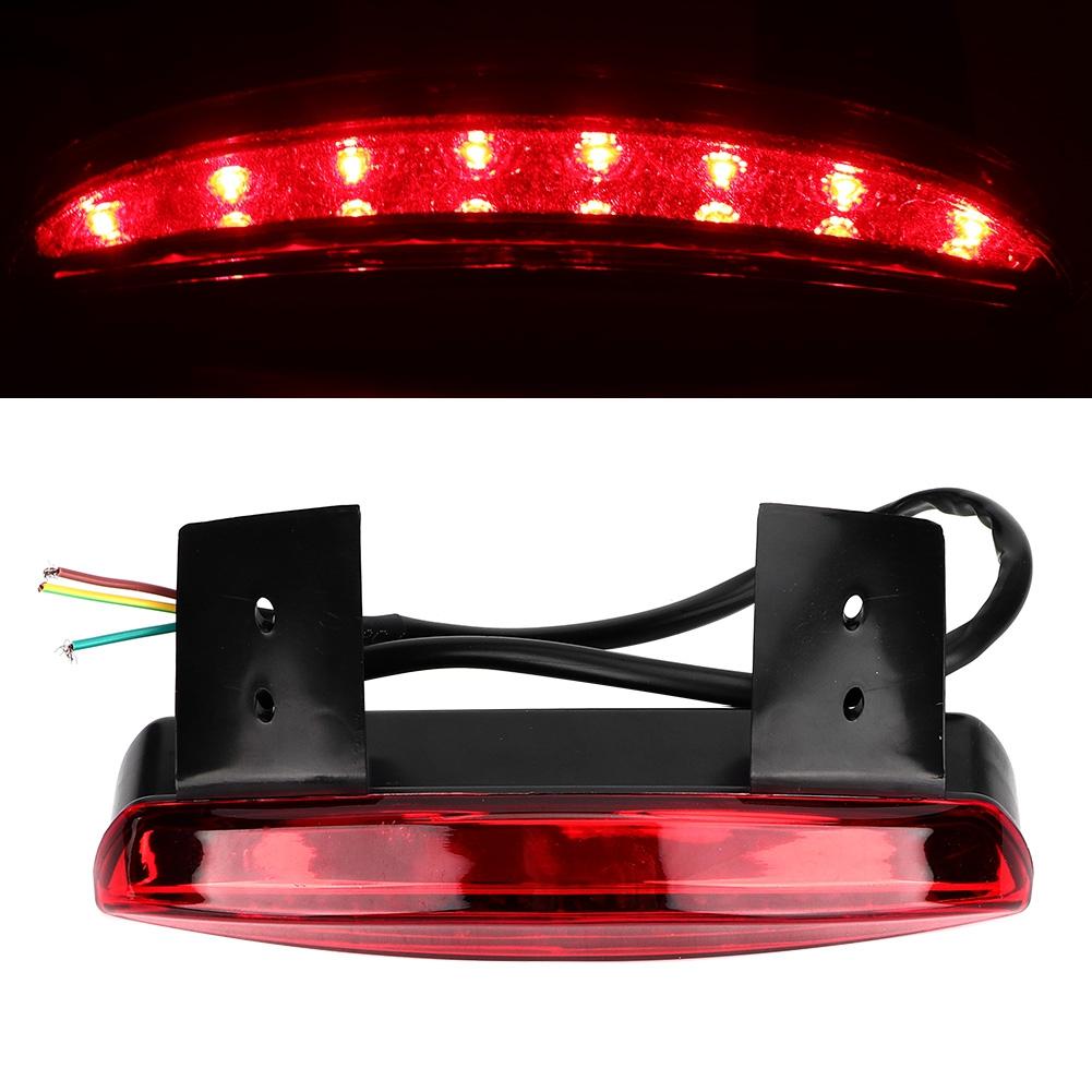 Motorcycle Tail Light Lamp Rear Edge Brake Mudguard Taillight Fit for XL883N 2007 2013Red