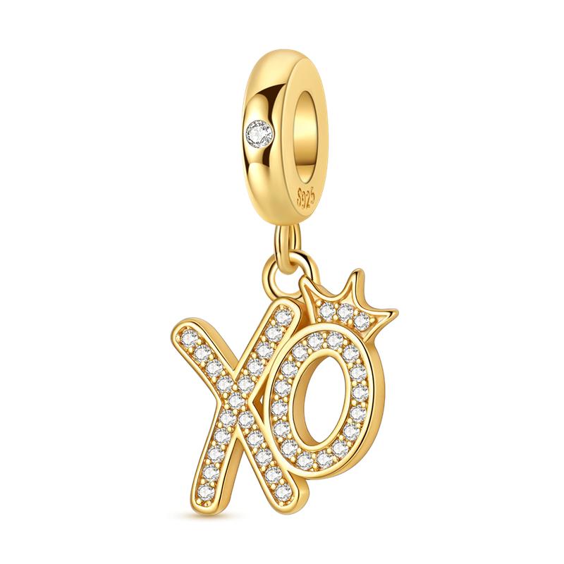 Charm Coppergolden Serie Airplane Balloon Bow Safety Chain Puppy Dog Gold Color Charms Beads Fit Bracelet Diy Jewelry Maing