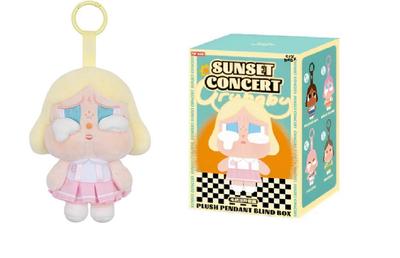 CRYBABY Série de Concert au Coucher de Soleil Pendentif en Peluche Boîte Aveugle par POPMART POPMART Gachapon Boîte Aveugle Figurine Maquette en Plastique Jouet Premium Vinyle Souple Original