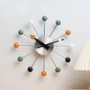 Modern Wall Clock Silent Non Ticking 13 Inch Pop Color Decorative Ball Clocks for Living Room Kitchen Office Wall Clocks