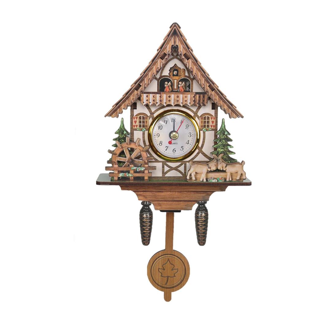 Curated Ready-stock Cuckoo Clock: Pop-up Hourly Wall Clock for Living Room