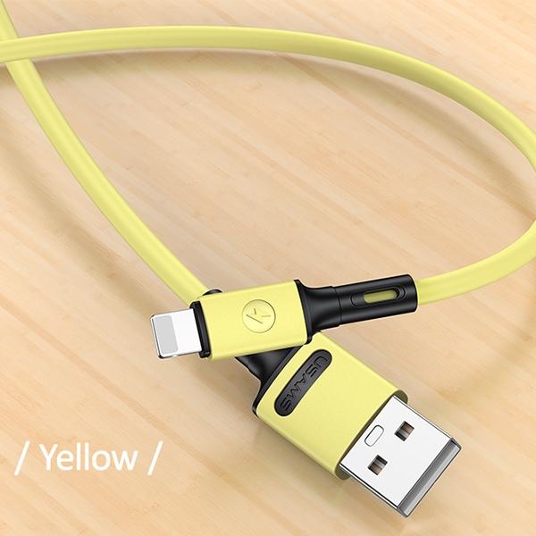 USAMS Cable U52 lightning 2A Fast Charge1m yellow/yellow SJ434USB03 (US-SJ434)
