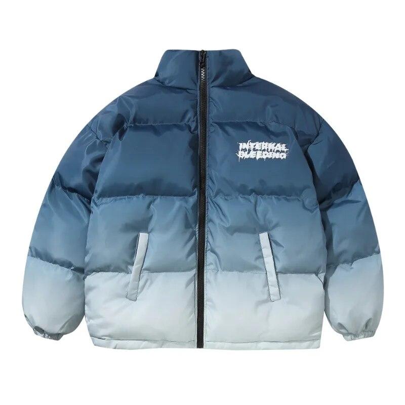 

Уличная мужская куртка в стиле хип-хоп, бейсбольная куртка в стиле пэчворк с вышивкой, куртка-бомбер более высокой версии, осень-зима, хлопковое свободное пальто 2023