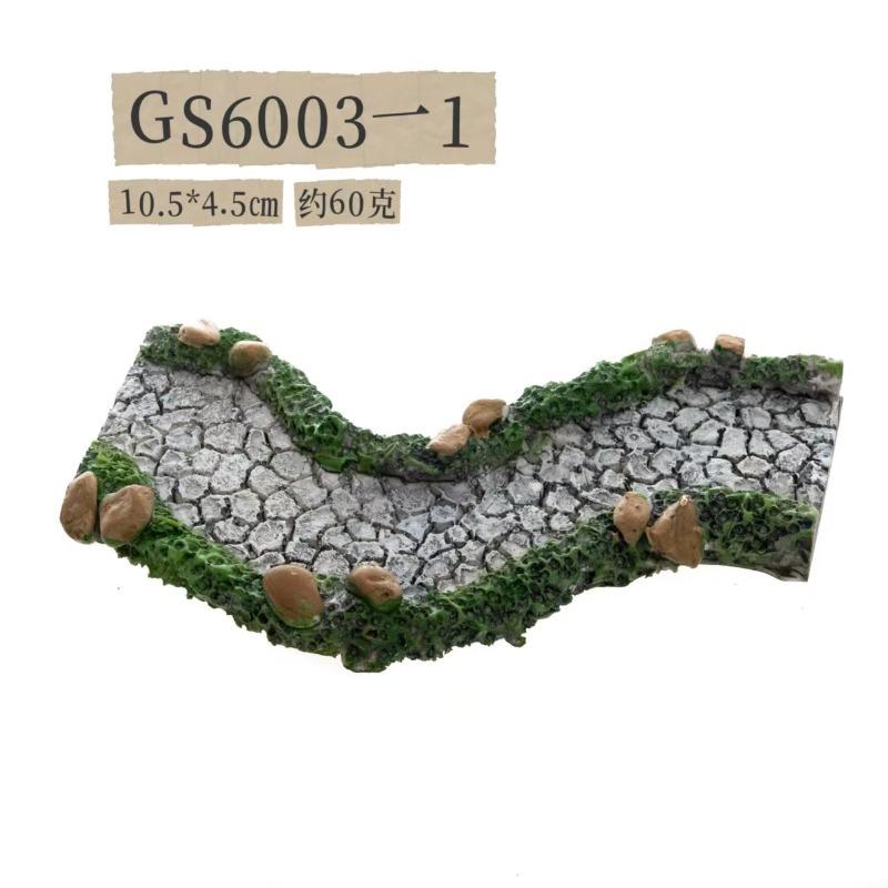 

Ландшафтные украшения для аквариума Каменная плита Дорожный мост Садовая дорожка Микроландшафт Набор ступеней Креативное украшение для аквариума Фабрика 1pcs
