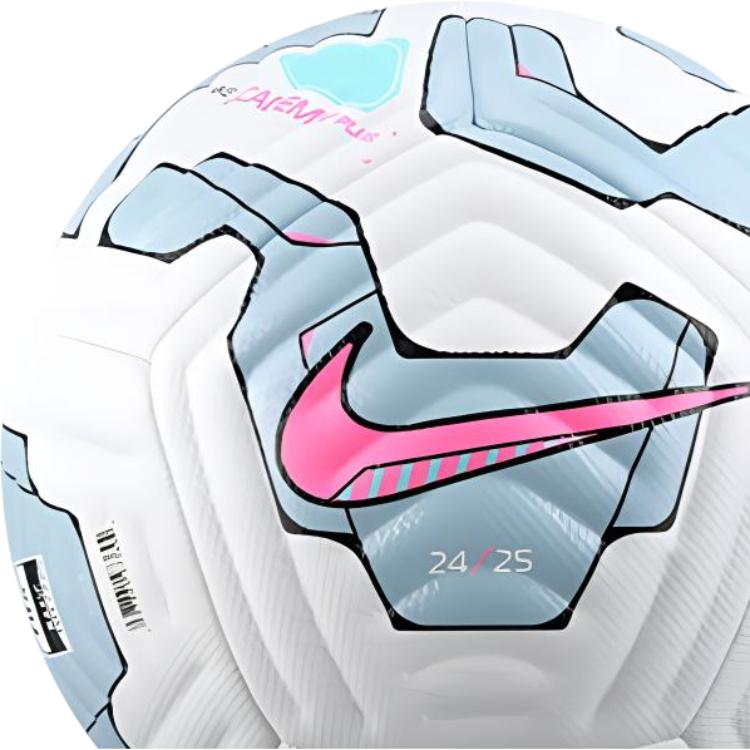 Nike Size 45 Soccer Ball Machine Stitched White Blue Unisex FZ2632-102