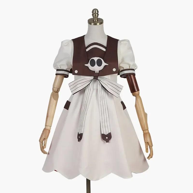 Yashiro Nene Cosplay Kostuum Anime Toilet-Bound Hanako-kun Halloween Feestkostuums voor vrouwen Yashiro Nene Zomerjurk Kleding S white
