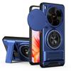 KEYSION Magnetic Phone Case for ZTE nubia V70 Max Blade V70 Max Slide Camera Protection Upright Stand 360° Ring Shockproof Cover