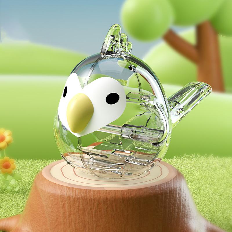 Wasserpfeife für Kinder in Vogelform mit Umhängeband, kleines Musikinstrument, Spielzeug, Vogelrufgerät, pädagogisches Kindergeschenk für Kinder