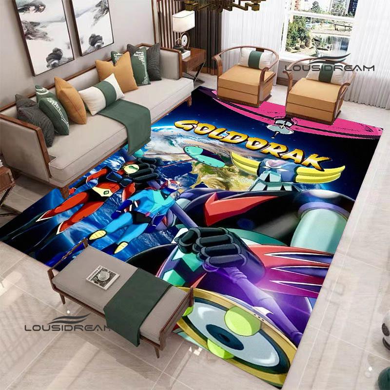 Tapis 3D OVNI ROBO GRENDIZER GOLDORAK Tapis antidérapant Tapis d'extérieur Tapis de zone Tapis de décoration pour la maison la chambre à coucher Tapis pour chambre à coucher Cadeau d'anniversaire