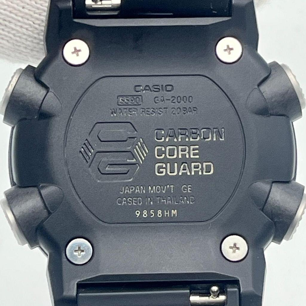 Used Working item G-SHOCK GA-2000 Watch Bhutan Kingdom Special Model CASIO Casio Black Yellow G-Shock