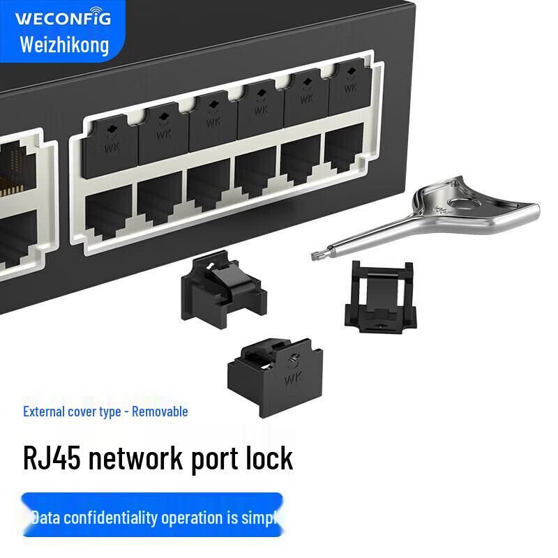 WZHIK Ethernet Port Dust Plug and Blocker Kit