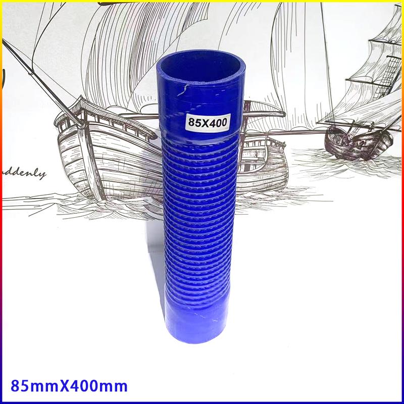 Blue Silicone Flexible Hose  ID30-100mm Length 400mm Air Intake Pipe Radiator Tube High Pressure Temperature R