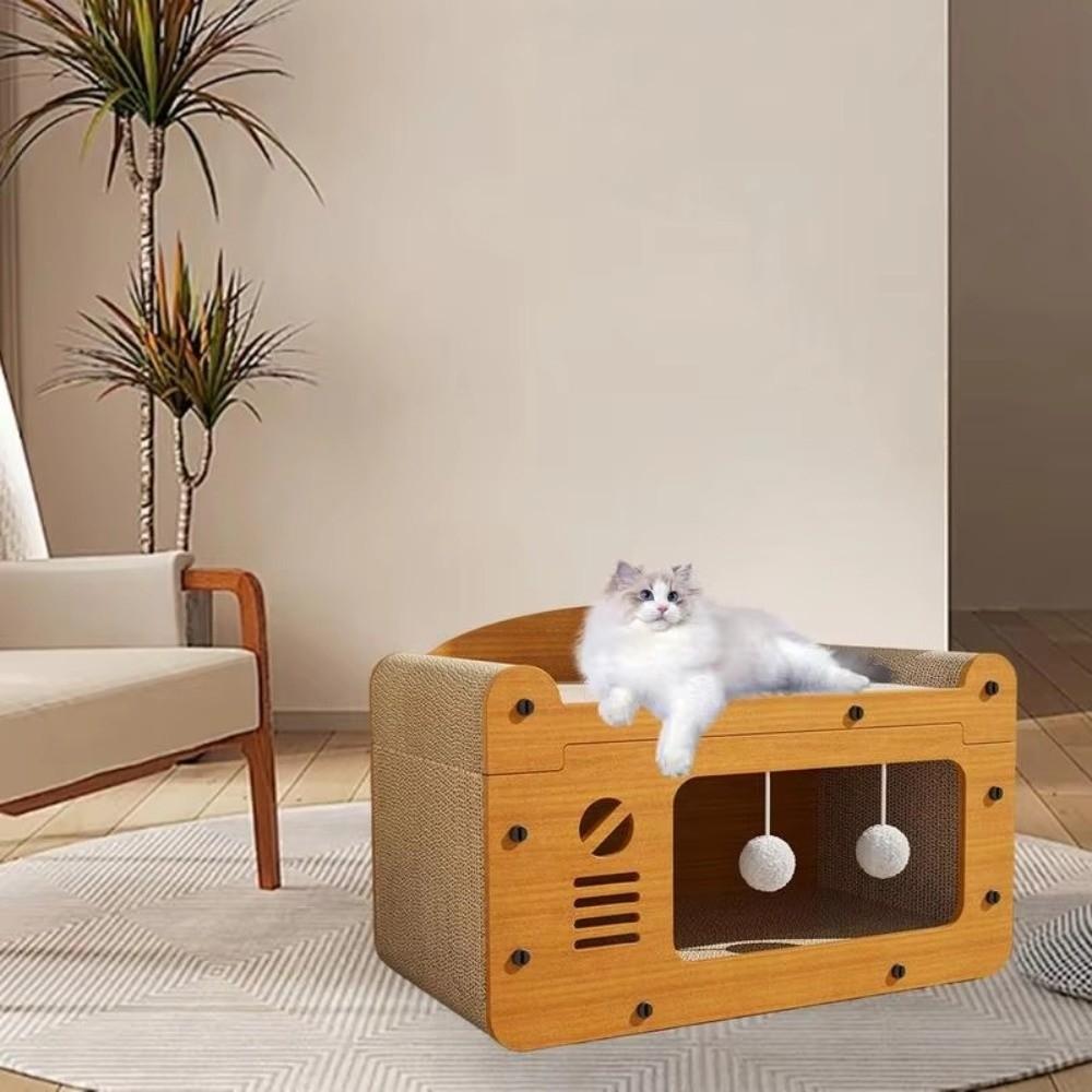 Sturdy Cat Scratching Board Wear-Resistant Cat Scratching Nest Vertical Crawler  Pet Kitten