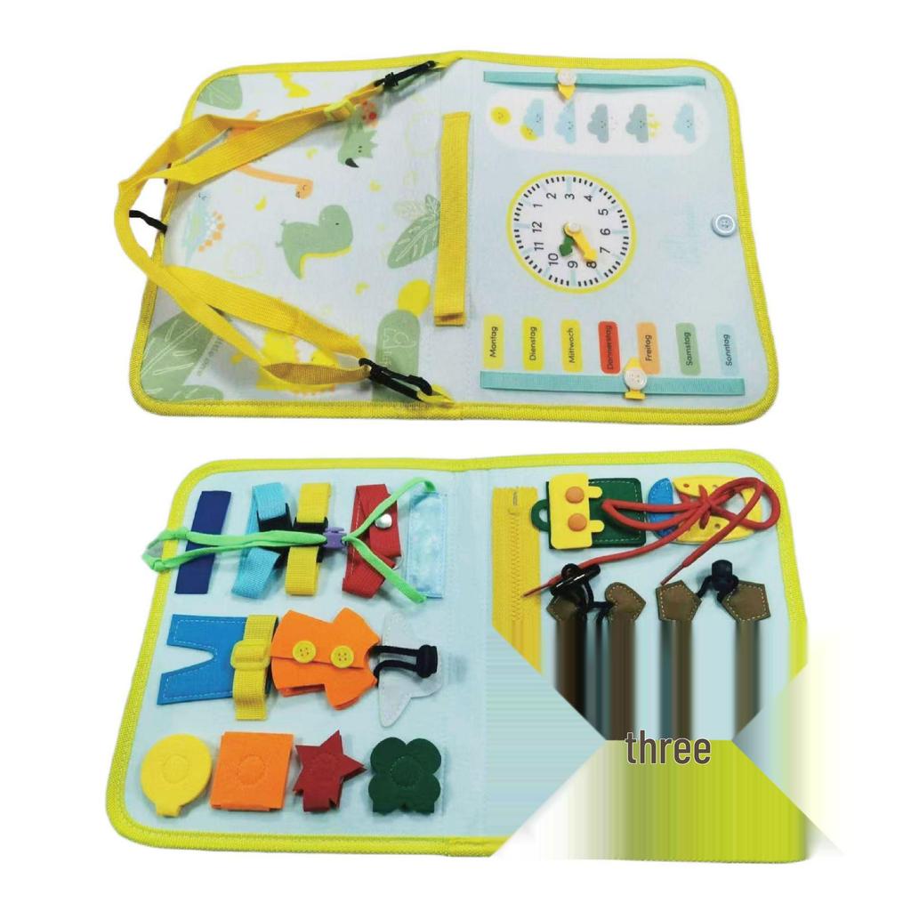 Quadro de Aprendizagem de Feltro para Educação Infantil Montessori Transfronteiriça com Certificação CPC CE