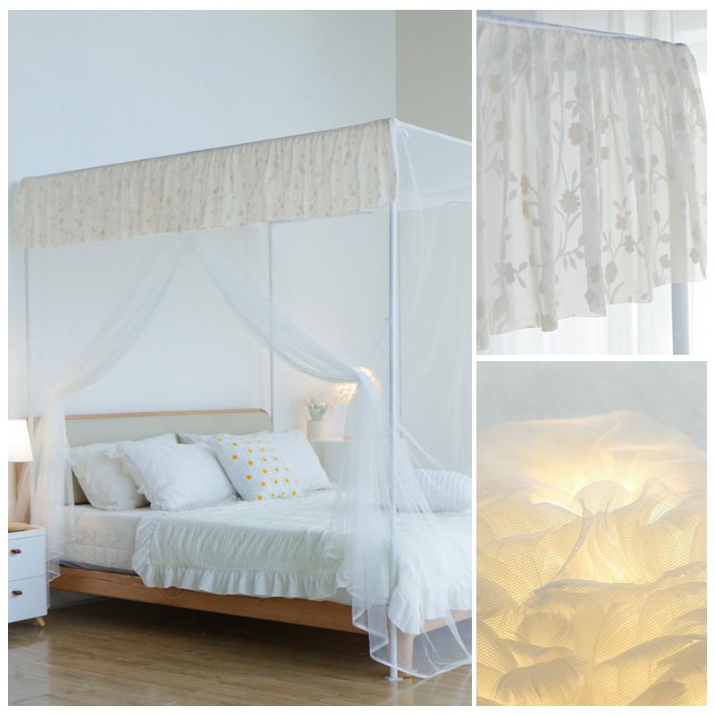Free Shipping Bedroom Mosquito Net - Full Coverage Floor Net for Single Bed, Anti-Mosquito Protection, Perfect for Rentals