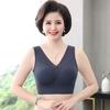 Middle-Aged and Elderly Women's Push-Up Anti-Sagging Mom Bra, Wireless Sports Beauty Back Style Seamless Push-Up Bra