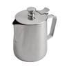 Effortless Frothing and Pouring Stainless Steel Milk Frother Jug with Lid