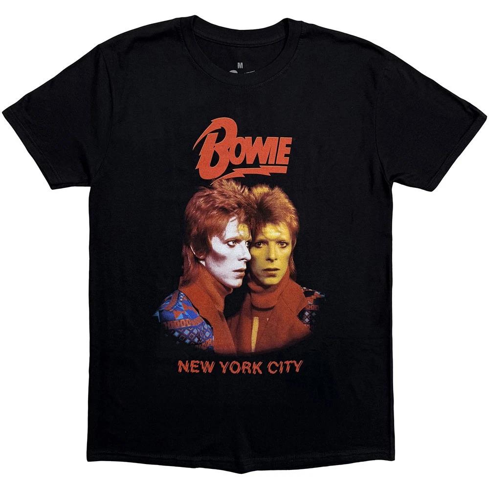 David Bowie T Shirt Live New York City Madison Square Garden Official Black M