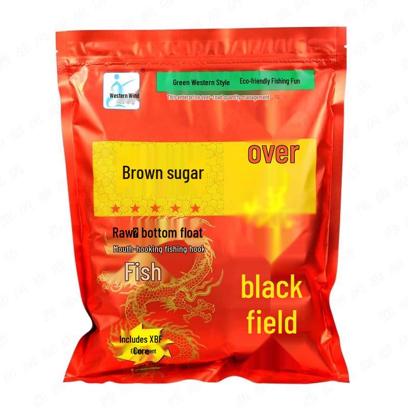 Western-Style Black Pit Carp Bait – Original Pond Fruit & Potato Flavor All-Kill Groundbait