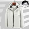 Dm Fatty Down Jacket Men's Short Thickened Winter Clothing Windproof Warmth Plus Fat Plus Size Hooded Men's Coat White Duck Down