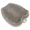 Shower Foot Scrubber Mat Pad Exfoliate Massager with Non Slip Suction Cup Bath Brush Grey