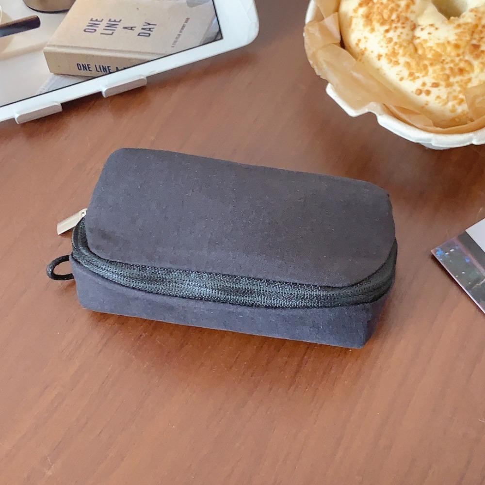 Mint Green Small Makeup Bag Polka Dot Print Portable Lipstick Earphone Storage Bag Mini Cosmetic Pouch Women Girls