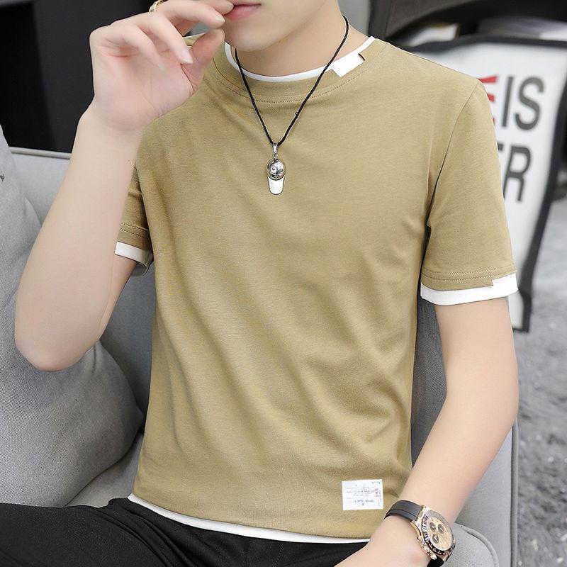 Men's 2025 Summer Trend Short-Sleeve Cotton T-Shirt