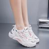 2025 Popular Spring Thick-soled Non-slip Dad Shoes Mesh Breathable Running Sneakers Fashionable Soft-soled Little White Shoes Women