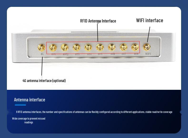Android UHF RFID Reader: Eight-Channel, High-Performance Read/Write Device with HTTP & MQTT