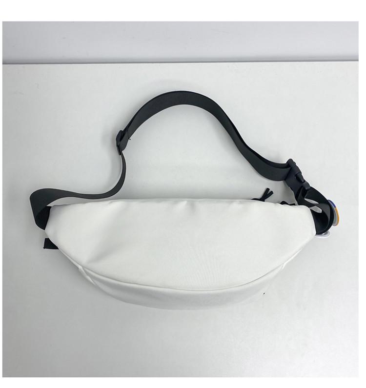 Modna unisexowa torba crossbody na klatkę piersiową i biodrowa do użytku codziennego, sportowego lub studenckiego