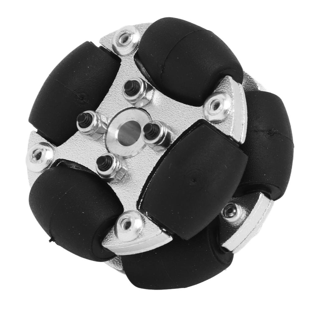 38mm 1.5 Inch Double Aluminum Omni Wheel Robot Omni Directional Wheel with Metal Hubs 14166