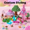 Pink Castle Magnetic Building Blocks: Educational Construction Set for Kids