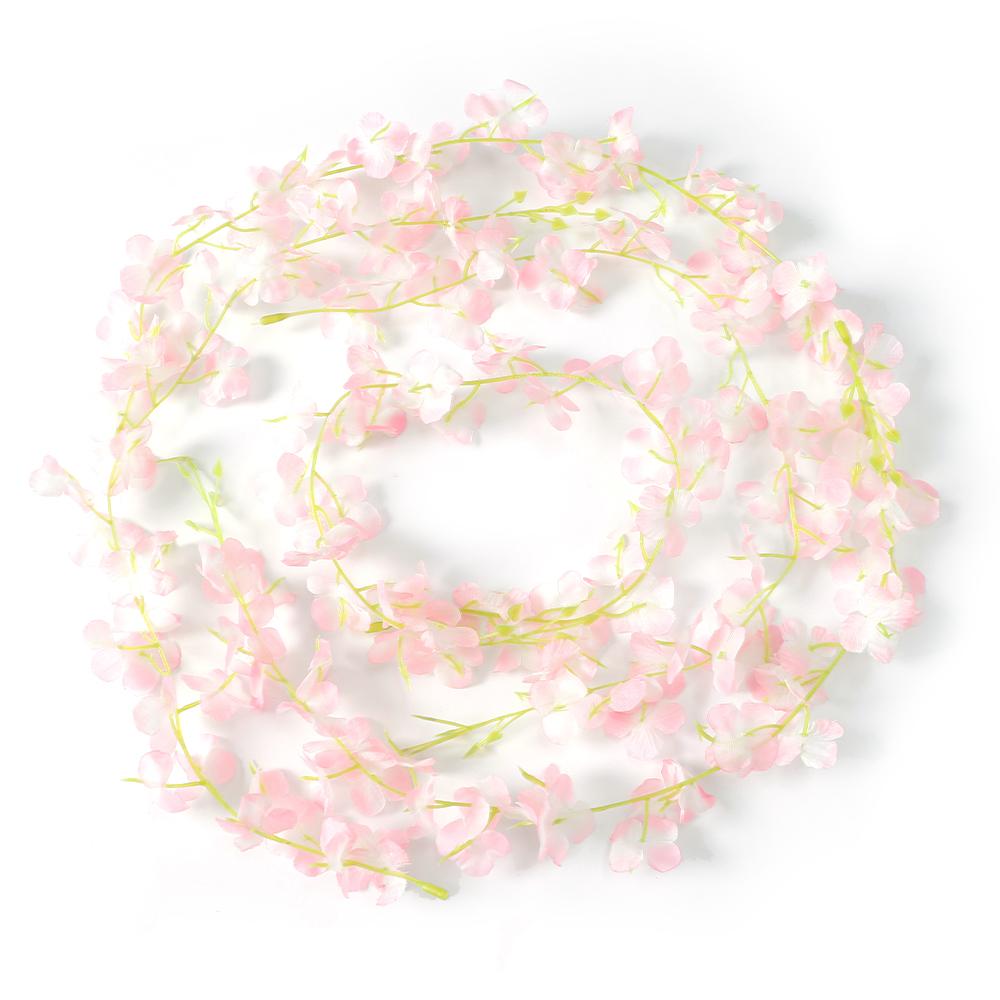 5/10Pcs Violet Artificial Flowers Vine 60CM Fake Flowers for Home Decor Garden Wedding Decoration Bride Craft Wreath Accessory