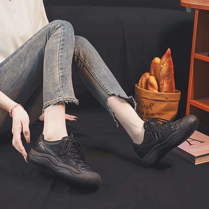Summer new canvas shoes female students in breathable casual shoes street white shoes