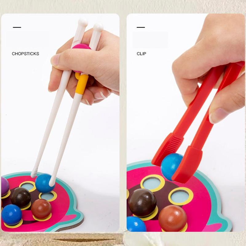 Clip Beads Color Classification Matching Toy Children Logic Concentration Fine Motor Training Game Montessori Educational Toys