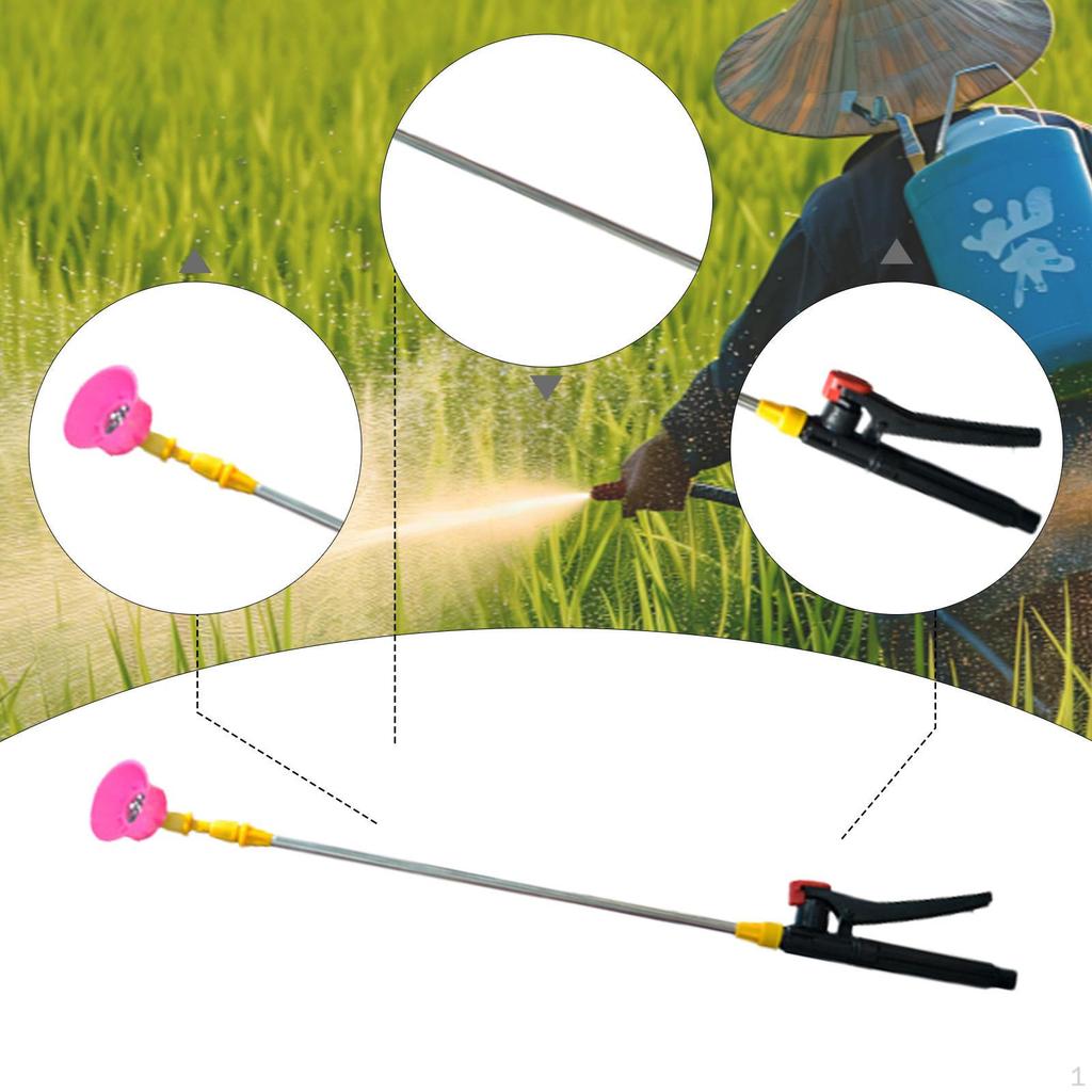 46.5cm to 83cm Ergonomic Adjustable Universal Spray Extension Garden Irrigation Accessory Ideal for