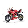 Non-Toxic Technical Motorcycle Building Blocks 1:8 Scale Model Kit For Kids/Adults Road Racer Bricks Toys (Halloween/Birthday Gift)